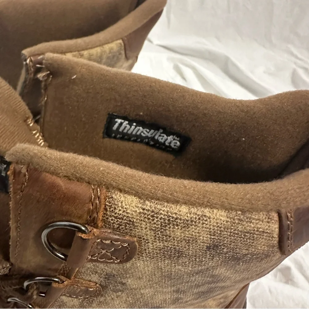 3M Thinsulate Men's Brown and Black Snow Boots